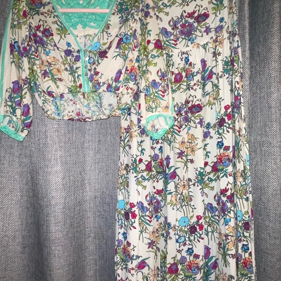 🦄RARE SPELL QYPSY QUEEN SPLIT/SLIT MAXI SKIRT EUC!! Size Small (top separate) - Picture 4 of 4